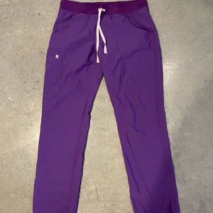 Figs Kade Scrub Pants-Purple